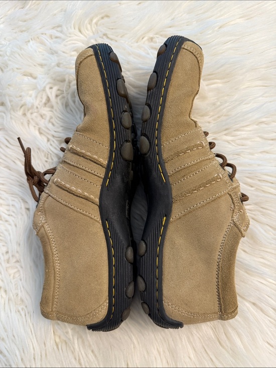 Dr. Martens Tan Suede Slip-On Lace Sneakers size 9 excellent condition